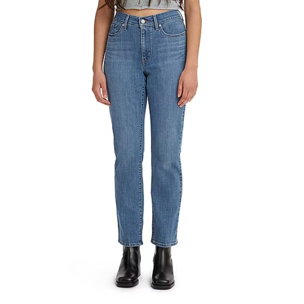 Levi's Classic Straight Leg Jeans Mid Rise Size 4 Waist 27"